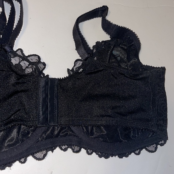 🆕 Déesse Lingerie Black Lace Underwire Bra - Women’s Size 42DD / DD42 - Picture 8 of 11